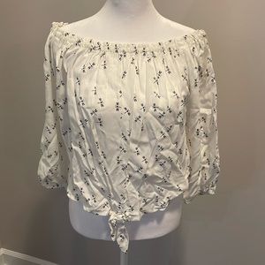 Off the shoulder blouse